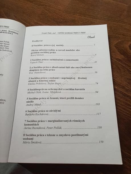 Metódy sociálnej práce v praxi, 