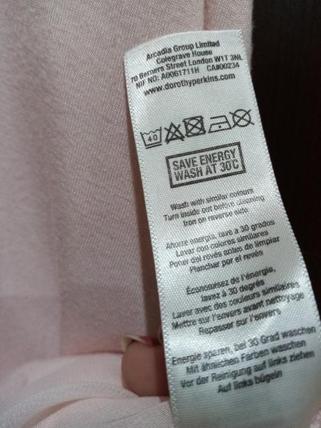 Dorothy perkins - letná ružová bluzka, dorothy perkins,44