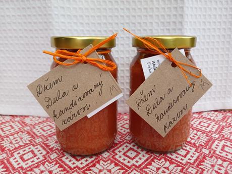 Dulový džem s kandizovaným zázvorom, 