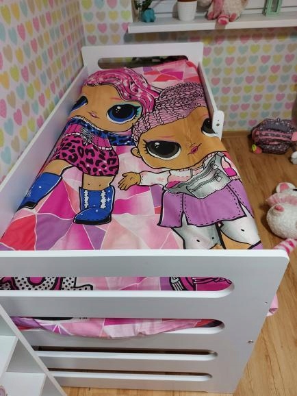 Posteľ s prístelkou a úložným priestorom, šírka (cm): 80,dĺžka (cm): 160