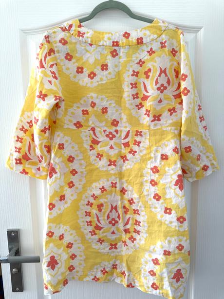 Ľanové šaty v štýle 70. rokov, 40