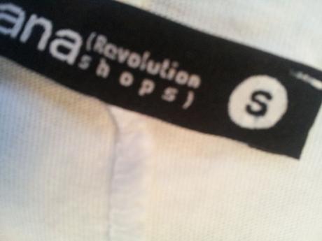 Dámske biele krátke tielko always on my mind, s