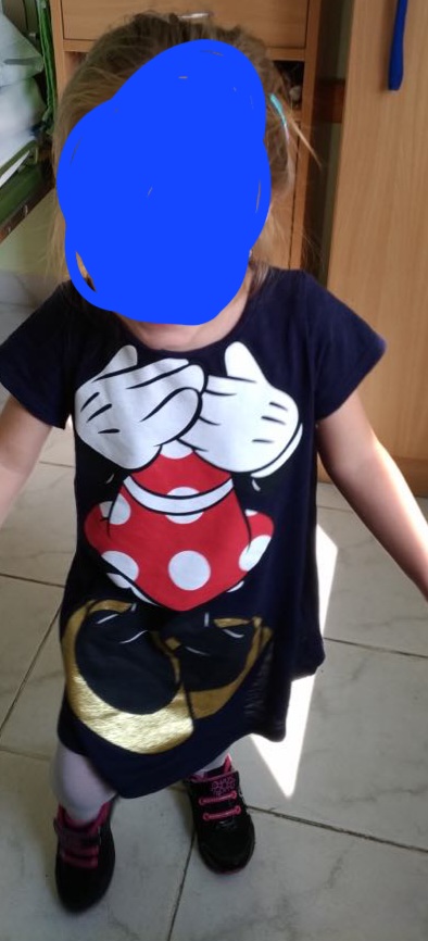 Predĺžené tričko, h&m,92