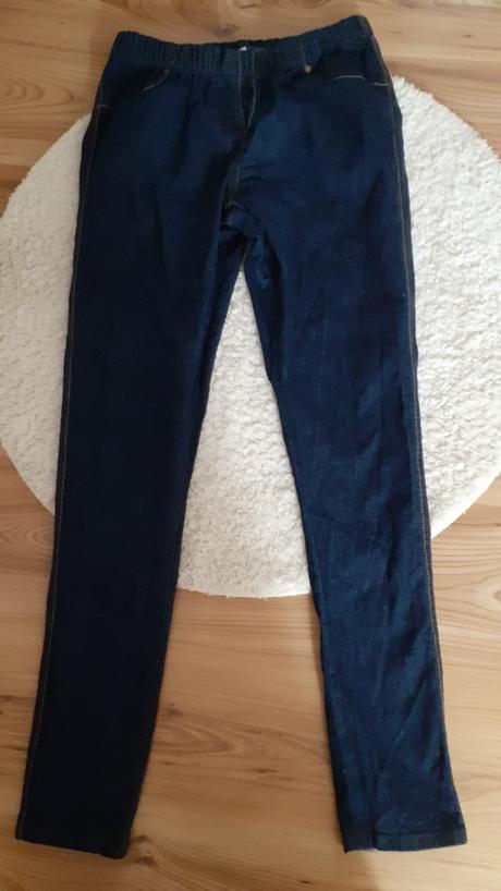 Jeginsy v pase guma, denim co,38