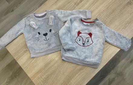 Mikiny cez hlavu bez kapucne, veľkosť 80, ergee,80