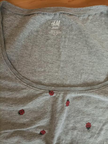 Tehotenské tričká, h&m,m