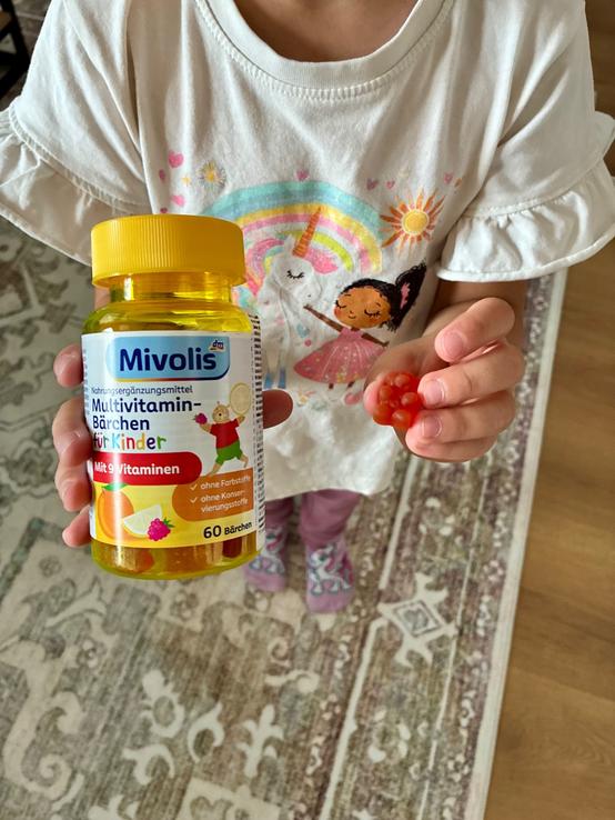 Mivolis Multivitamínové medvedíky pre deti, 60 ks