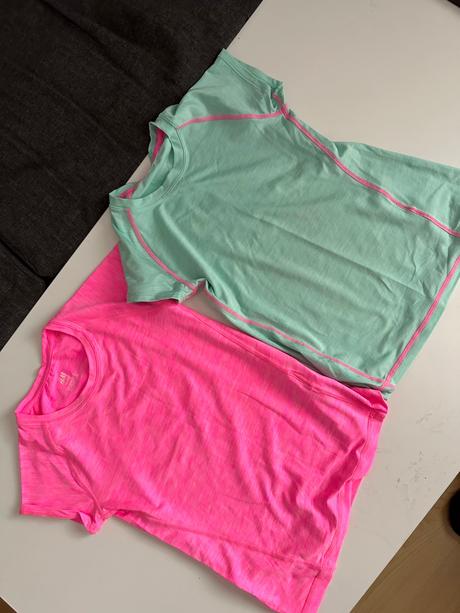 H&m športové trička 122-128, h&m,122