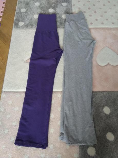 Tehotenské tepláky 2 ks, m