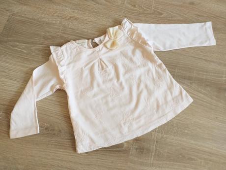 Košieľka zara s mašľou vyšívaná, zara,86