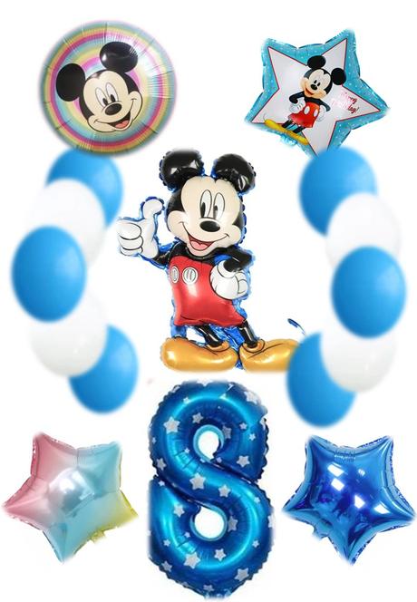 Balóny mickey mouse - až 16 kusov,