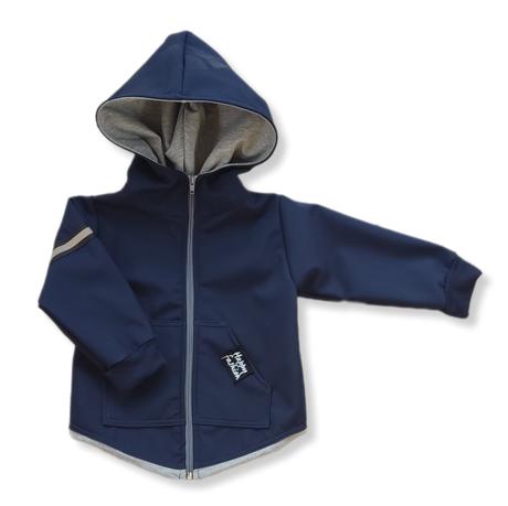 Softshellová bunda modrá, 92 - 128