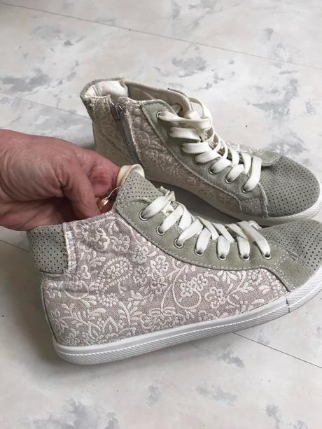 Ľanové kotníkové tenisky č. 37-37,5, 37