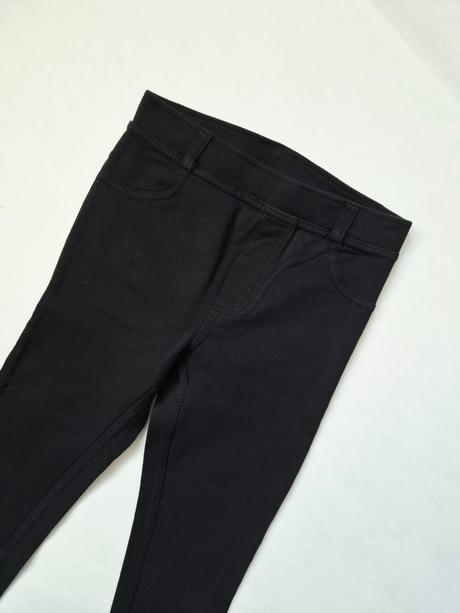 Čierne elastické nohavice (jeggings/legíny), dopodopo,110