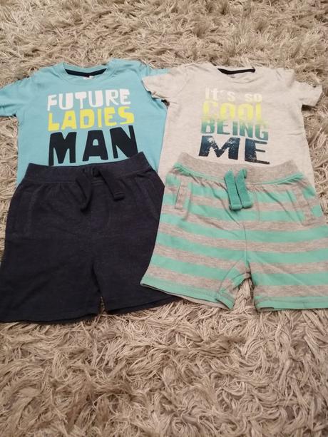 2x letná súprava 86/92, f&f,86