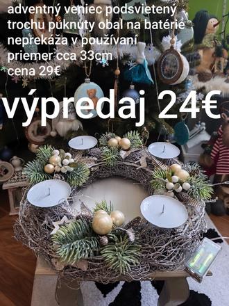 Adventný veniec podsvietený, 