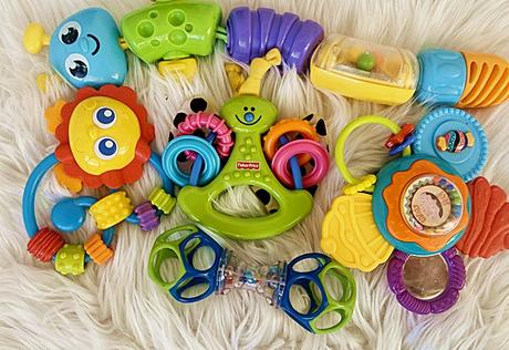 Hrkalky hryzatka spolu 10ks, 