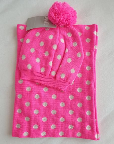 Pletený nákrčník a čiapka, kik,92