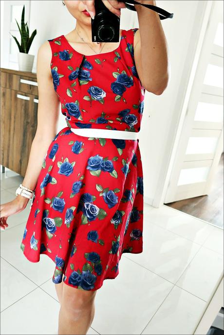 Letné kvetinové šaty, m