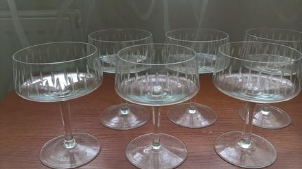 Retro pohare na sampanske, 