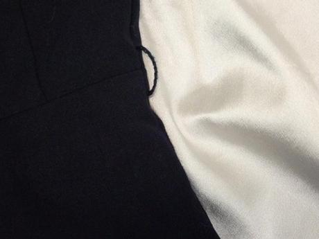 Kvalitné tmavomodré šaty, h&m,34