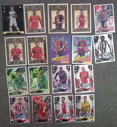 Kartičky match attax extra, 