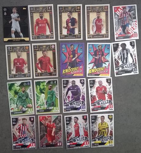 Kartičky match attax extra, 