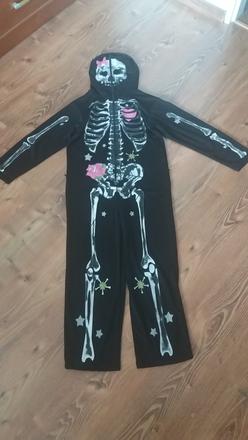 Karnevalový kostým kostra,