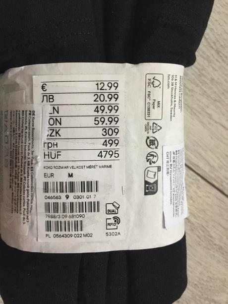 Panske boxerky m, 3ks, h&m,m