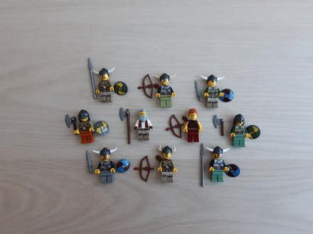 Predám lego mix nových figúrok vikingov,