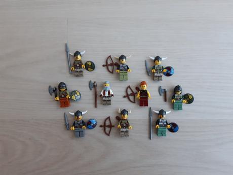 Predám lego mix nových figúrok vikingov,