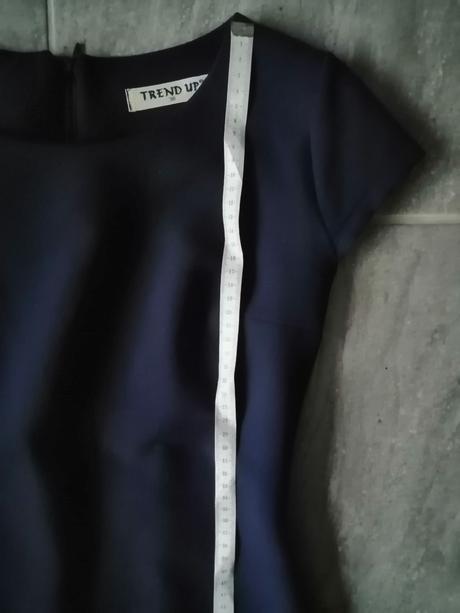 Tmavomodré šaty trendup v38, 38