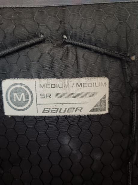 Brankárska hokejova výstroj, bauer,s