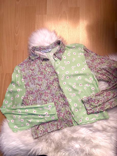 Crop blúzka, stradivarius,l