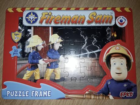 Puzzle požiarnik sam,