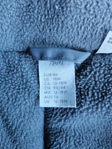 Zimný overal, h&m,86