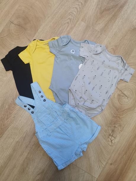 Set chlapčenských bodyčiek a kraťasov, reserved,68