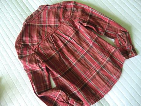 Riflová bunda + blúzka, veľ.128, 128