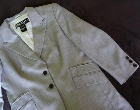 Luxusné dámske sako escada-originál, veľ. xl / 44, xl