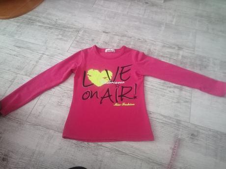 Tričko ružové 134, 134