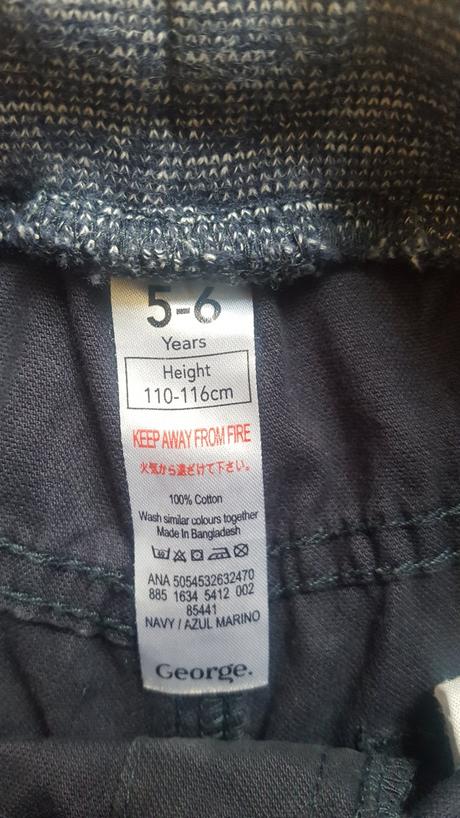 Modré nohavice george, george,110