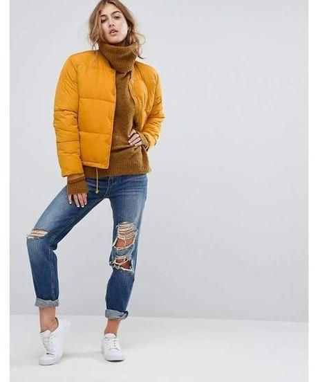 Horčicová bomberka s/m, pull&bear,s