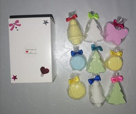 Šumivé bomby do kúpeľa - darčeková krabička, 