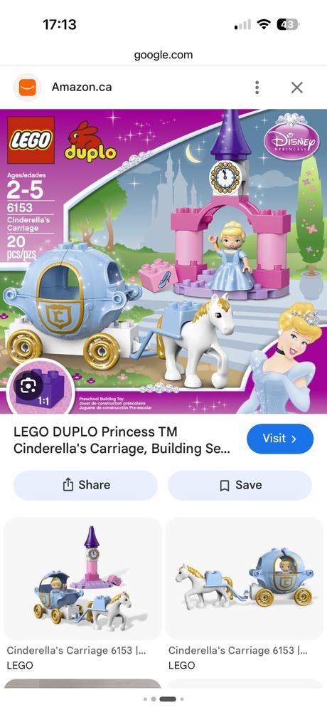 Lego duplo disney princezné,