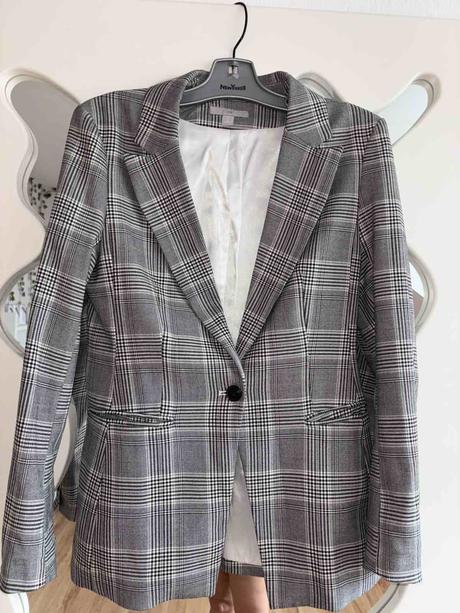 Kárované sako h&m 36, h&m,36 / s