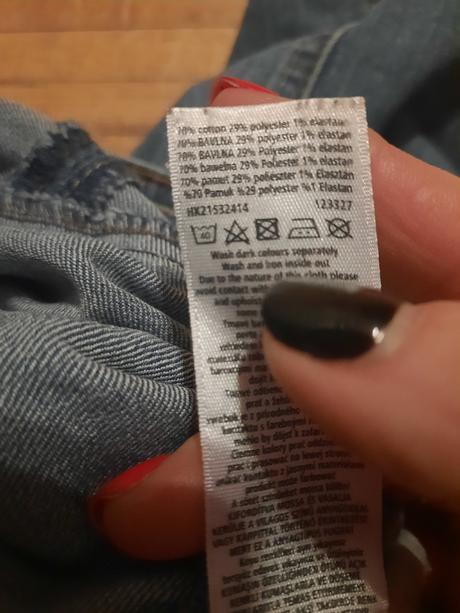 Dámska riflová sukňa, f&f,36