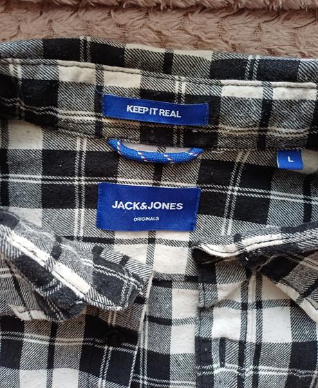 Károvaná košeľa jack&jones, l