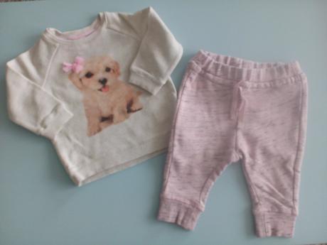 Dievčenský komplet, h&m,68