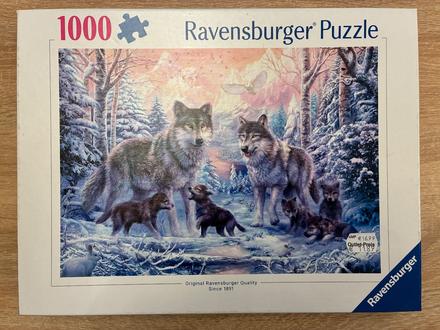 Puzzle 1000ks vlky, 