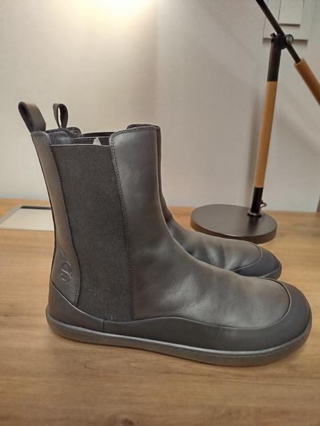 Shapen barefoot čižmy victory black leather, 43